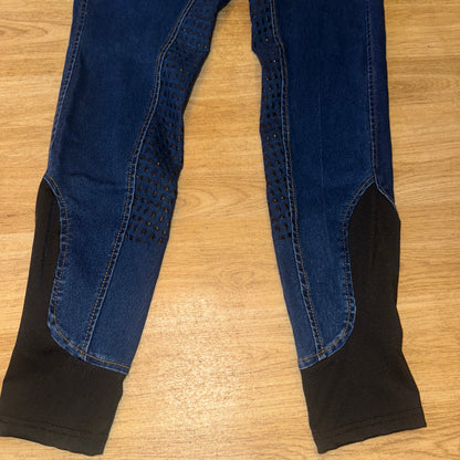 Denim Stretch Full Gel Seat Breeches - Ladies 26”