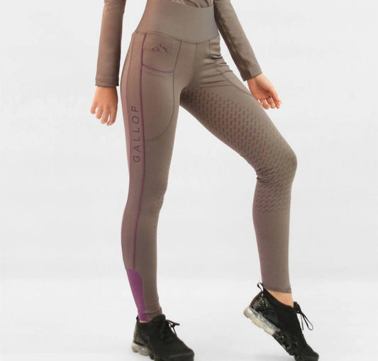 Gallop Full Silicon Seat Riding Tights