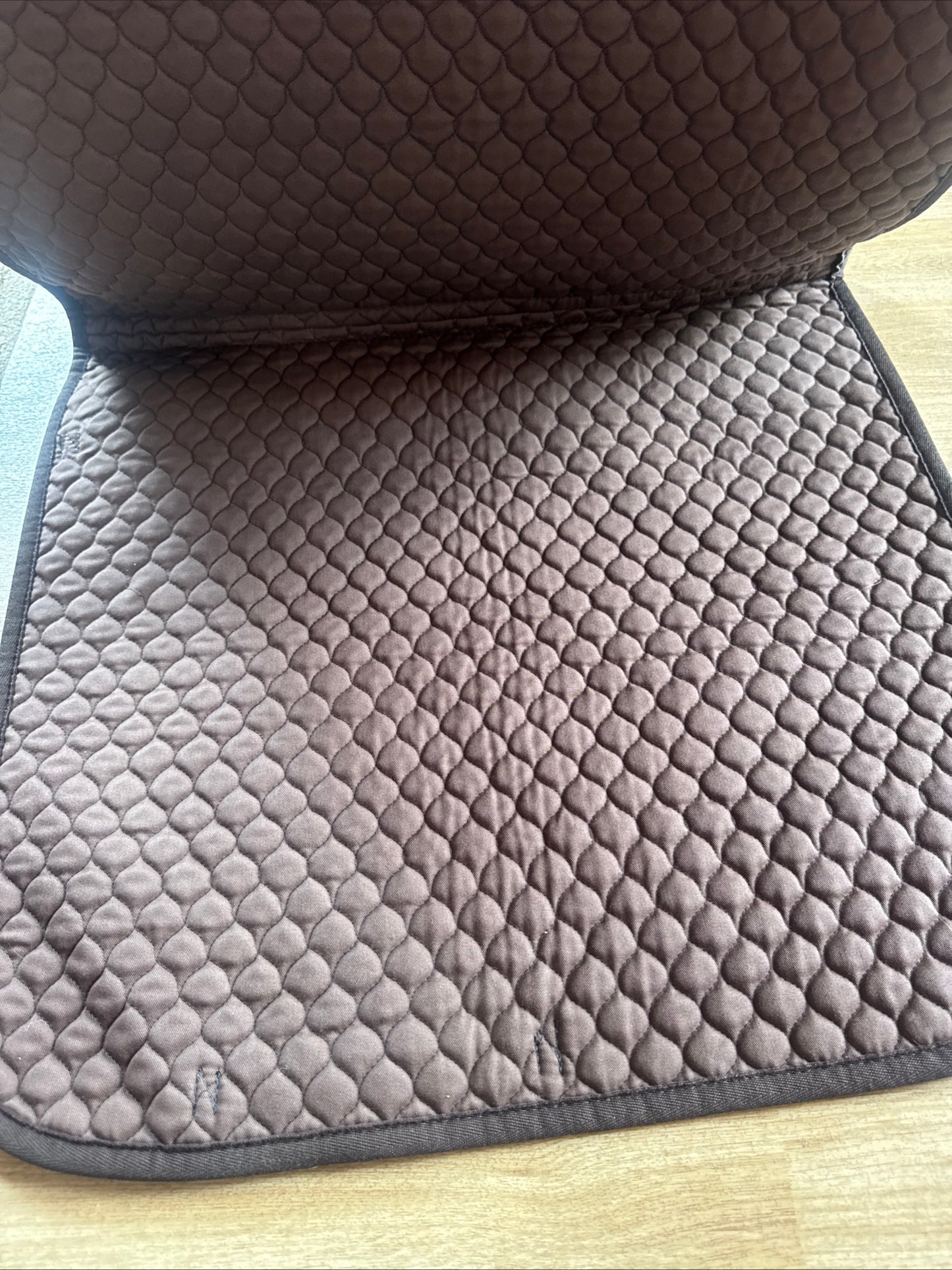 Nuumed Hi Wither Brown Size Large Dressage Square Saddle Pad | Second Hand Tack