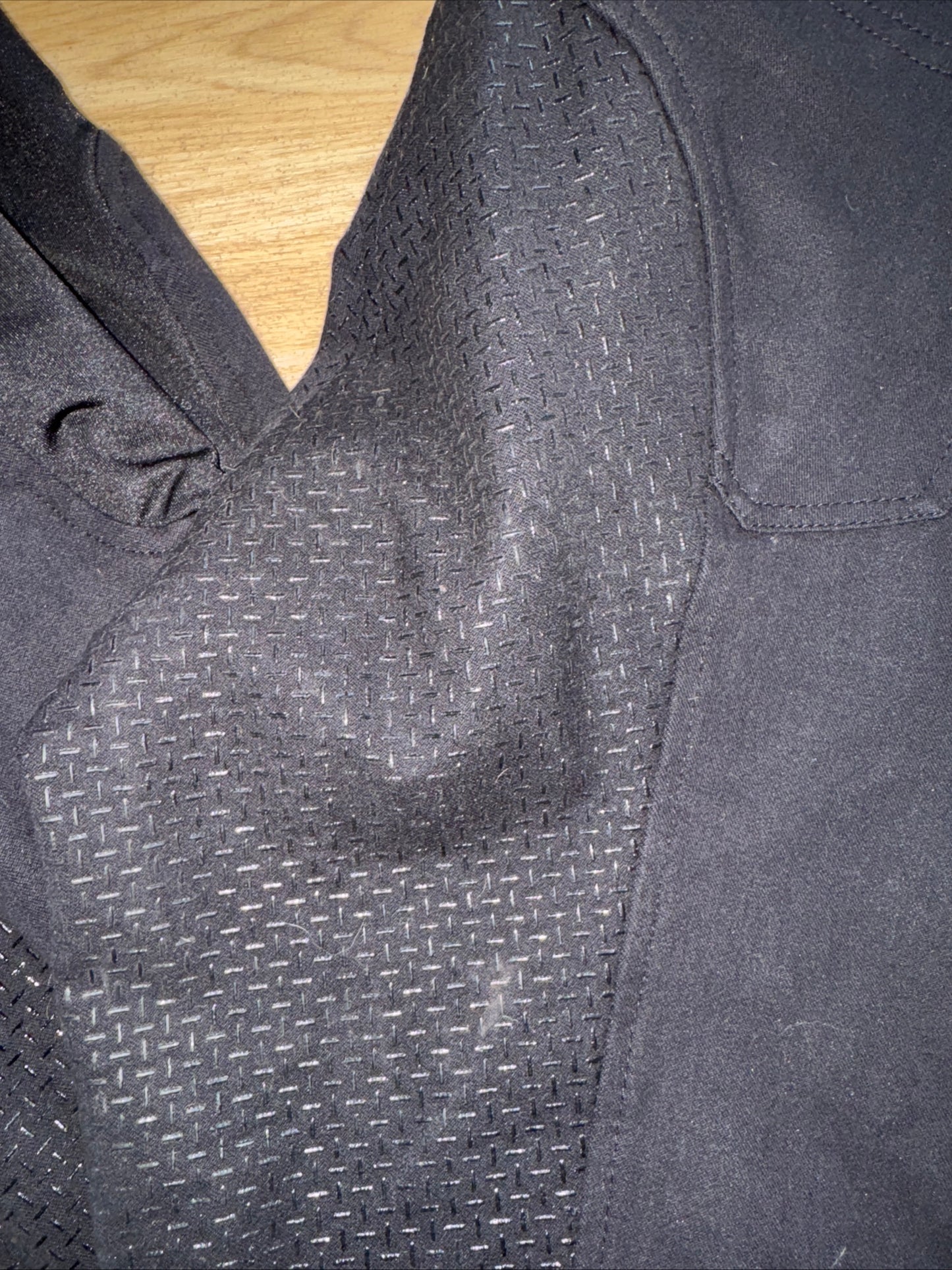 Hkm Stretchy Black Breeches | Ladies 30” | Full Silicone Grip Seat