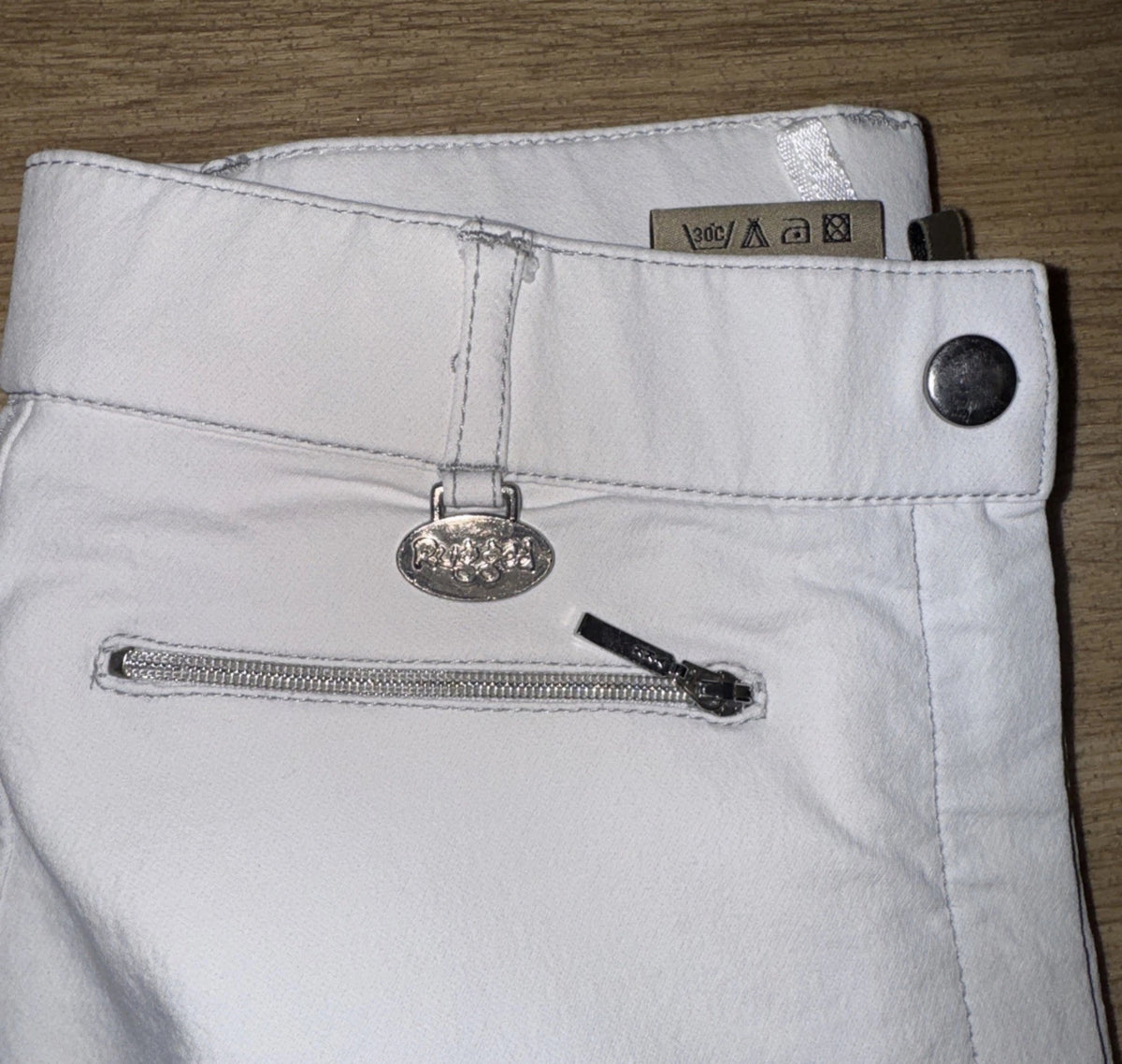 Rugged White Silicone Grip Breeches 26” - COMPETITION RRP £79.99