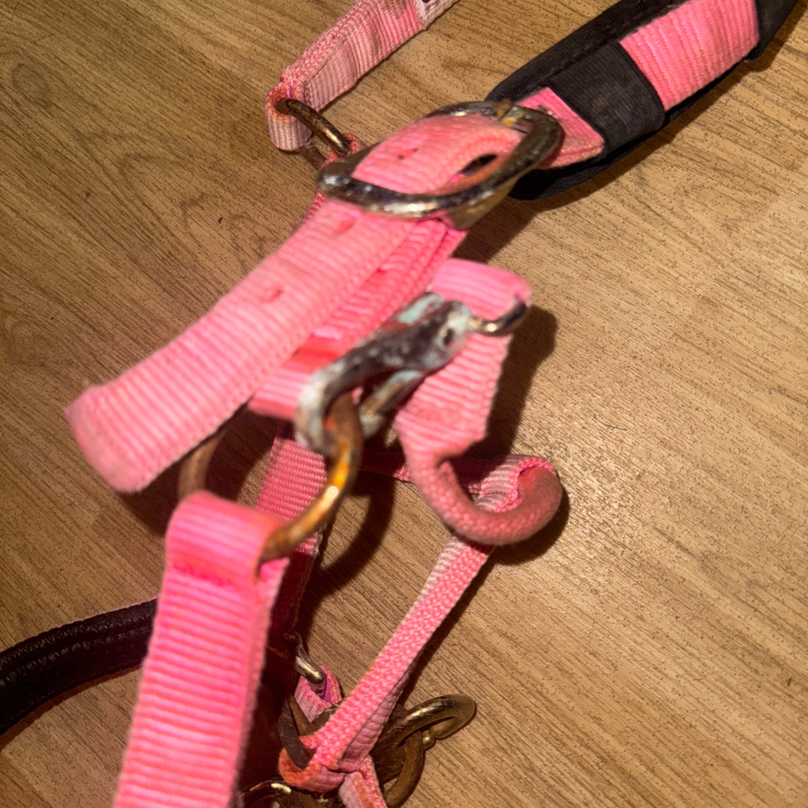 Km Elite Pink FULL Headcollar & Leadrope - Free Postage