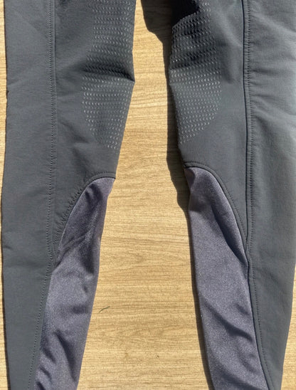 Eneng Grey Shell Stretchy Breeches 26” 28”  Ladies | Second Hand HorseRider Wear