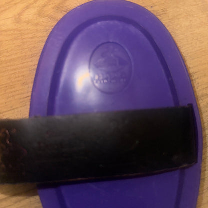 Haas Purple Curry Comb - Deep Clean Brush #1
