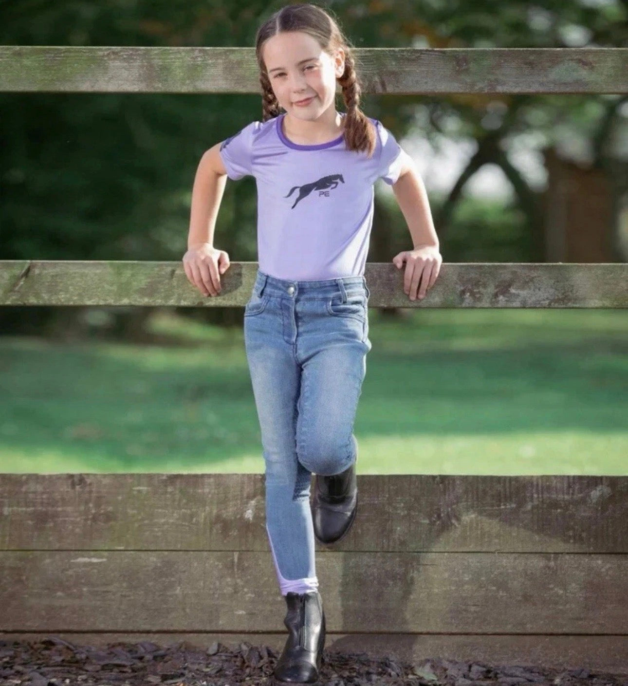 Premier Equine Rocket Girls Denim Riding Breeches