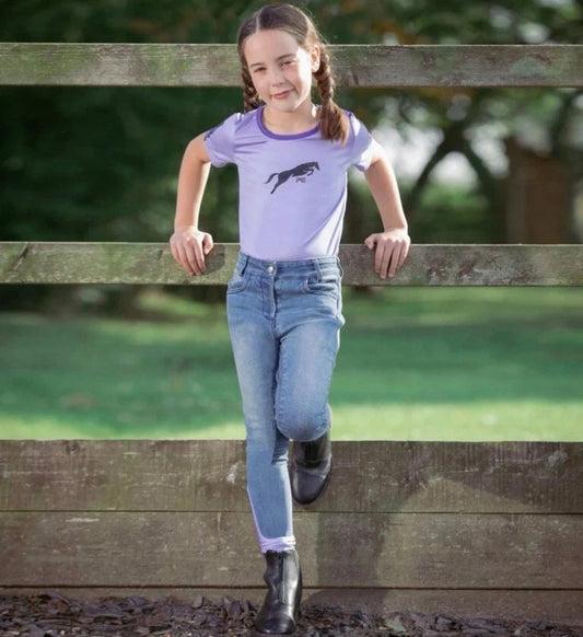 Premier Equine Rocket Girls Denim Riding Breeches
