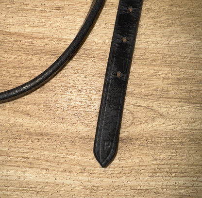 Ascot Black Pony Size Headpiece - Bridle Spare #362