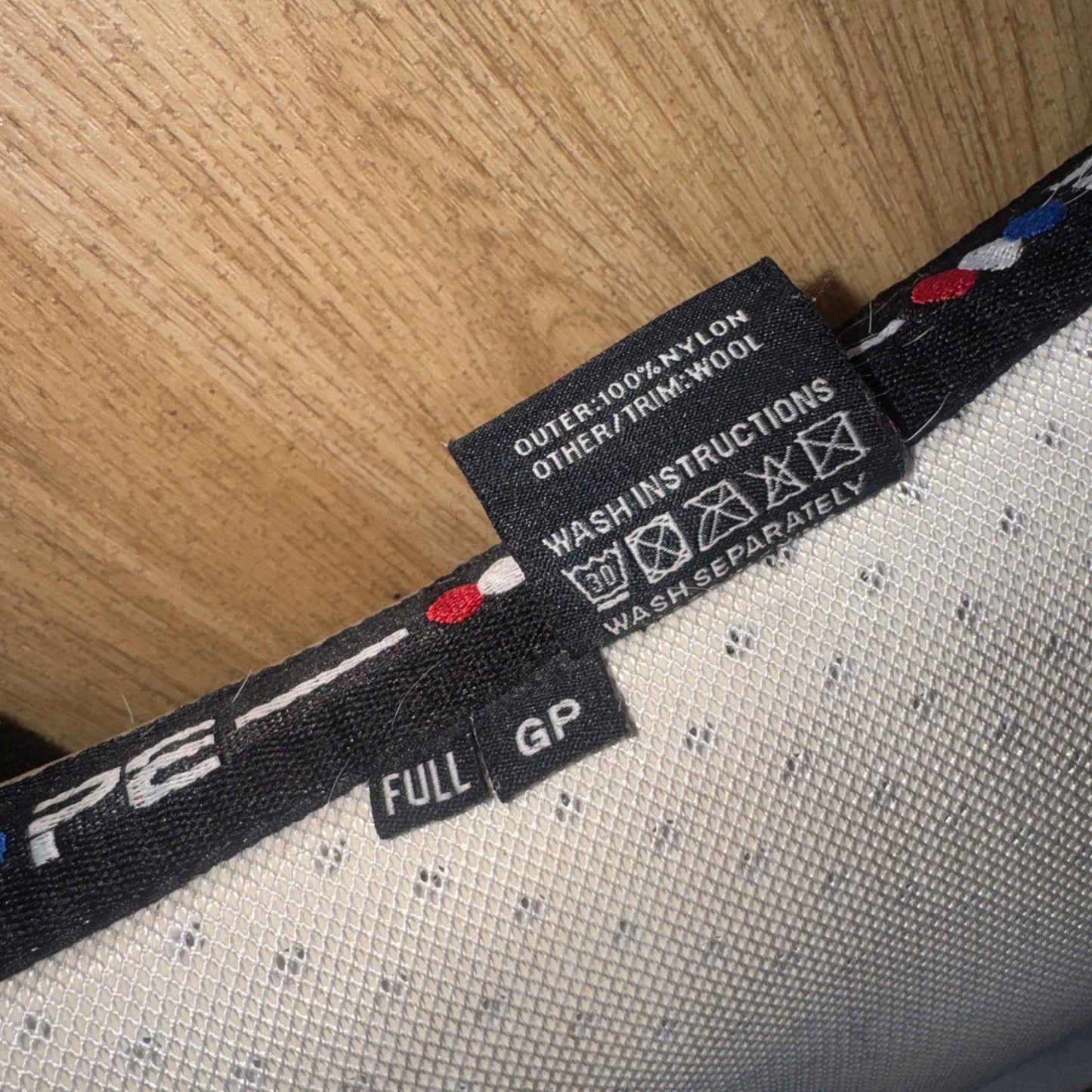 Premier Equine White Black Wool Air Technology Saddle Pad Size Full Gp Horse
