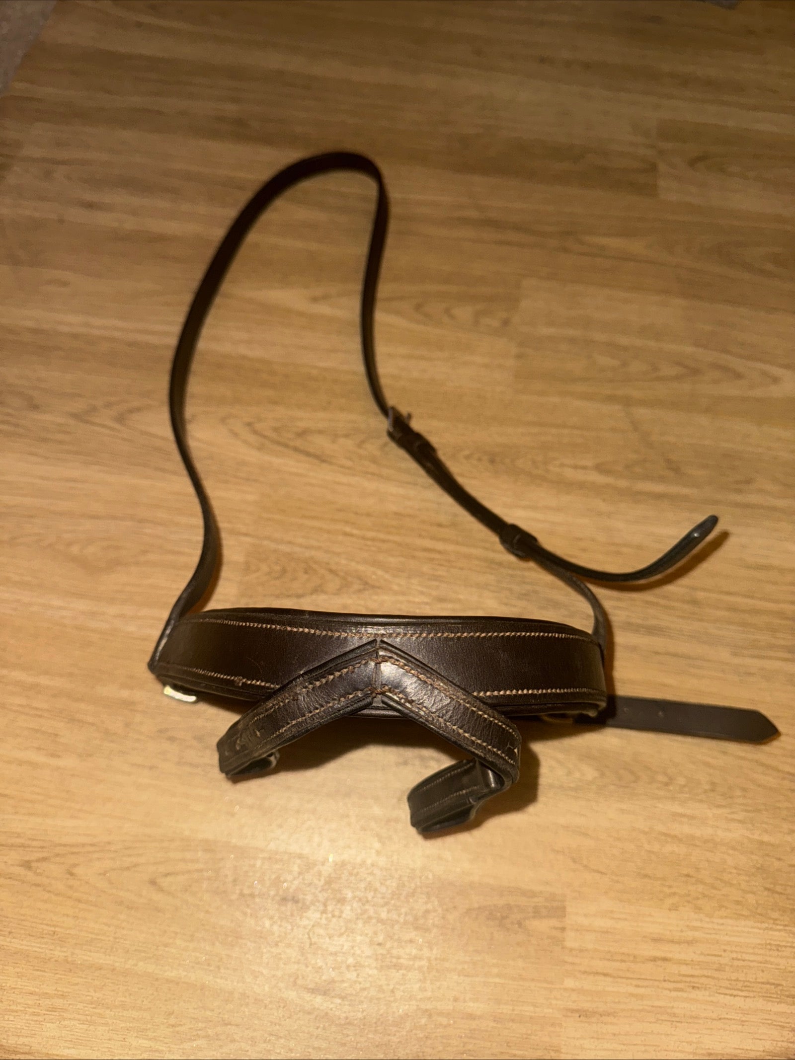Full Size ENGLISH Brown Worcester Noseband - Free Post