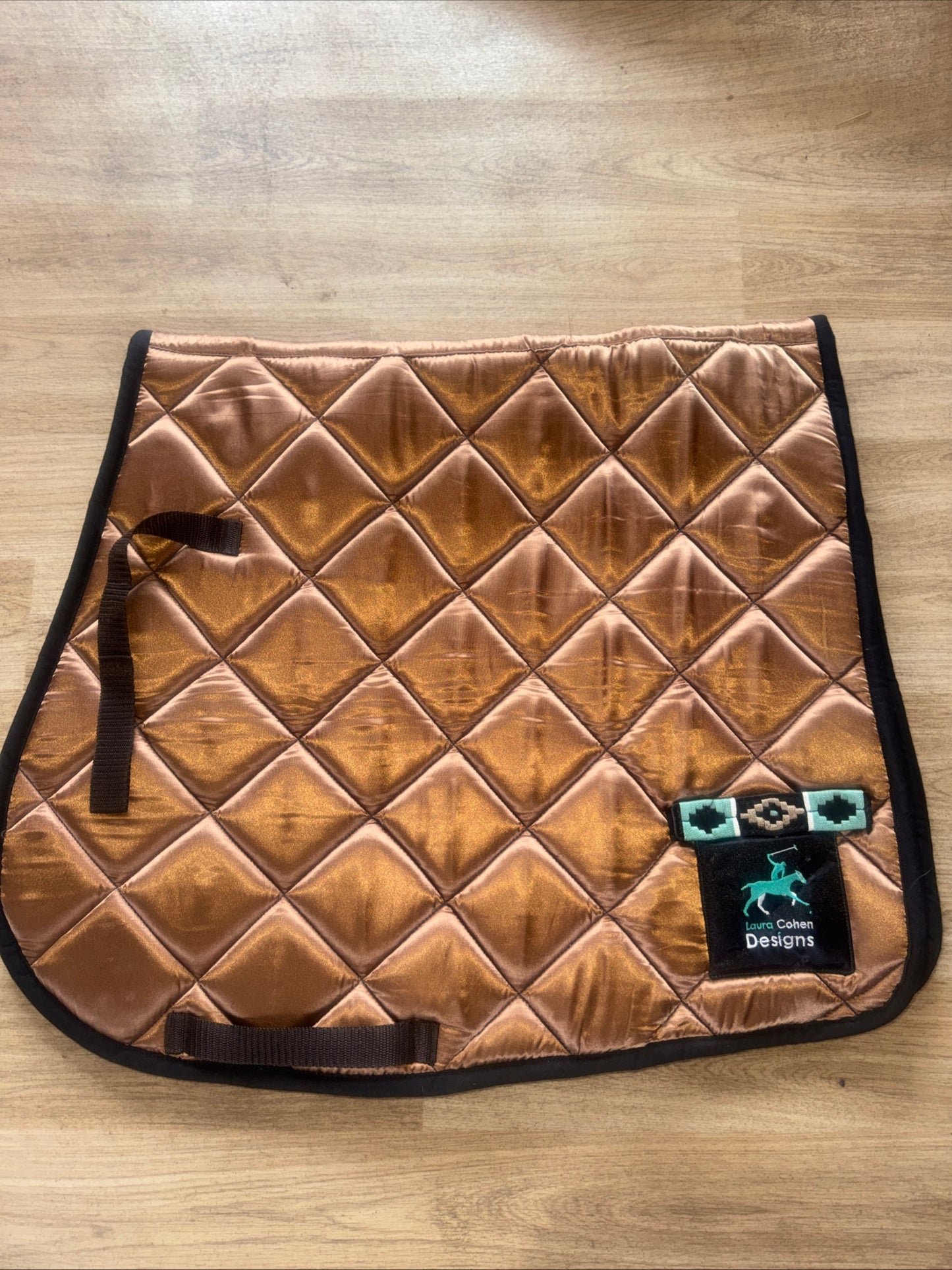 Laura Cohen Size Full Saddle Pad - Gorgeous! Polo