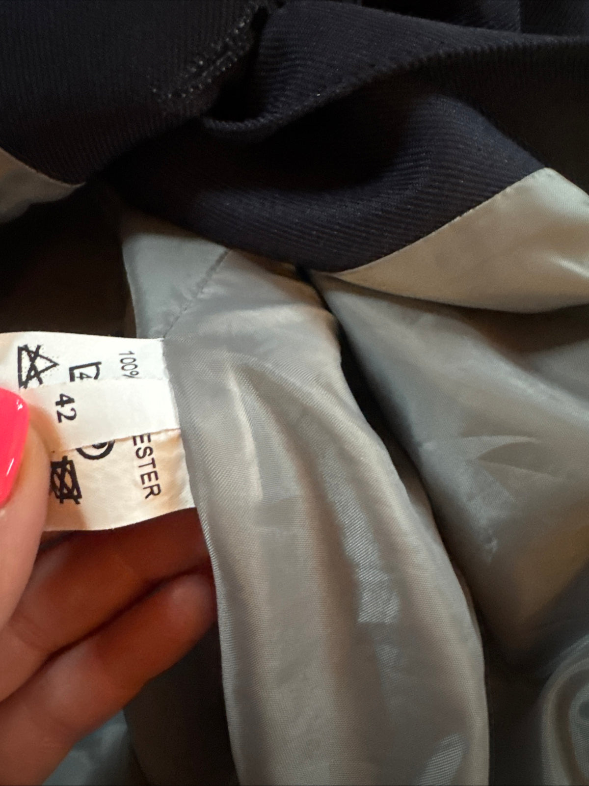 Mears Navy Show Jacket Size 42” Horse Showing #82