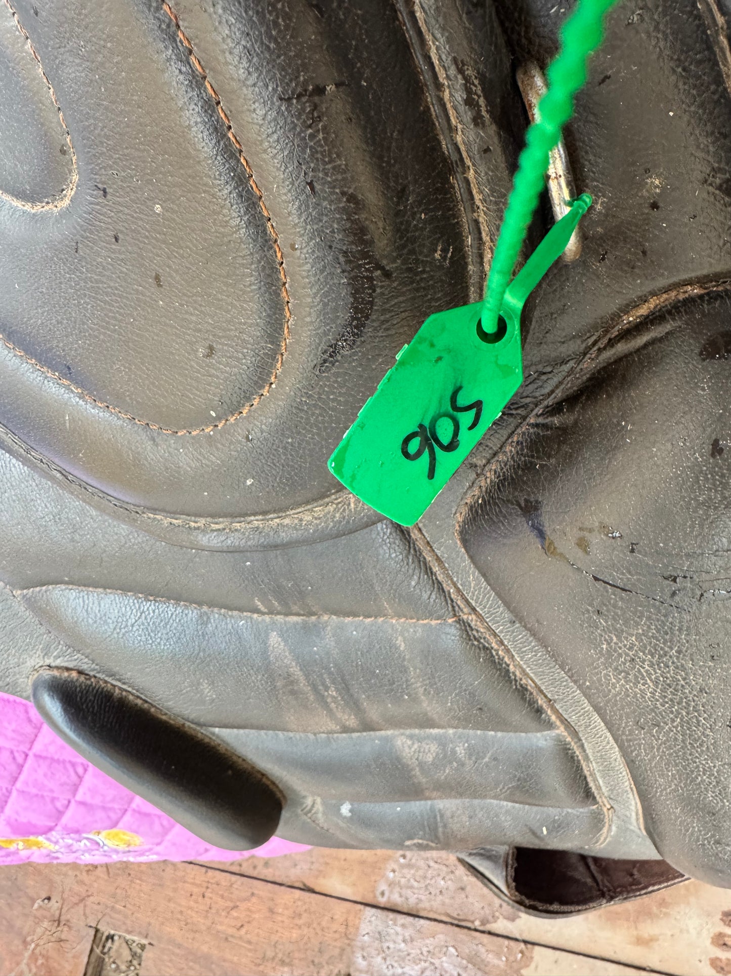 Cosmic Leathers Uk Brown Treeless Saddle | Second Hand Tack Horse  #506