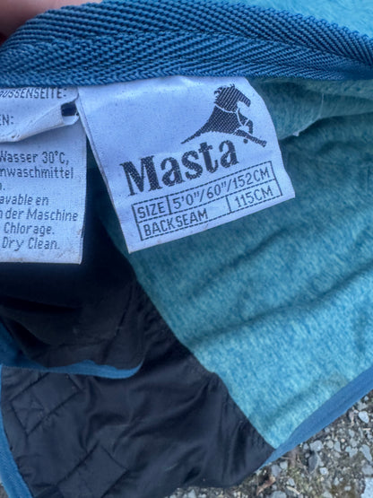 Masta Jersey Fleece 5ft Rug Second Hand Pony Tack Cooler Stable Travel