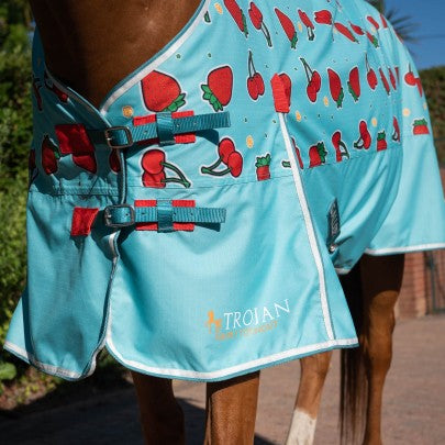 Gallop TROJAN Ponie Berries & Cherries Light Turnout