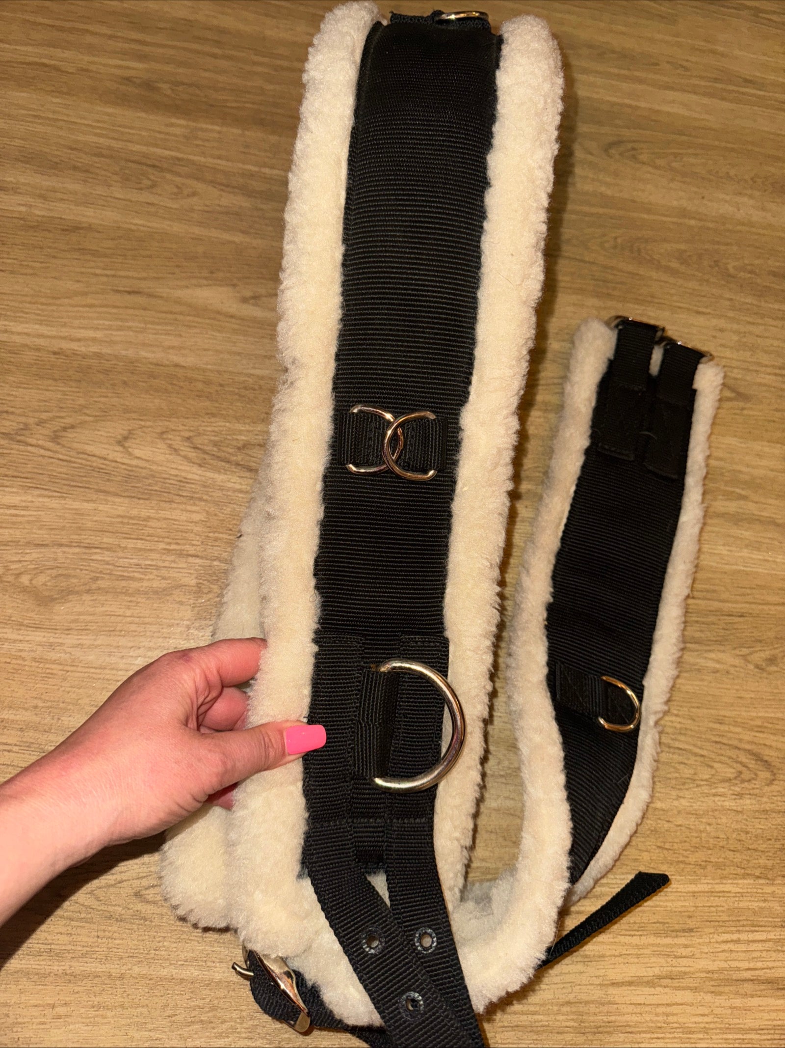Shires Fluffy Lined Lunging Roller - FREE Postage