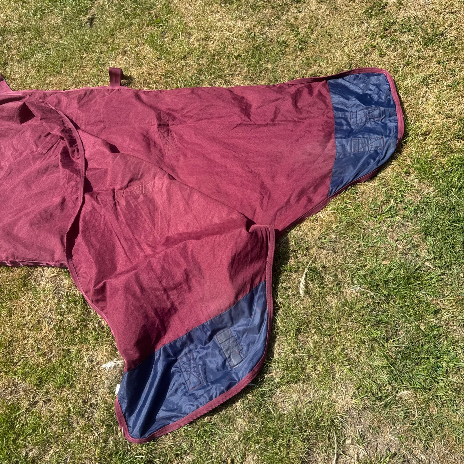 Burgandy 6’6 Stable Sheet  - Travel Rug