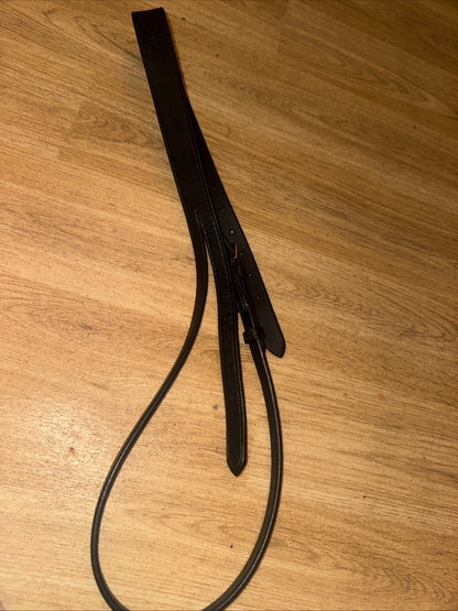 Collegiate Black Size Full Headpiece Bridle Spare English Leather #90