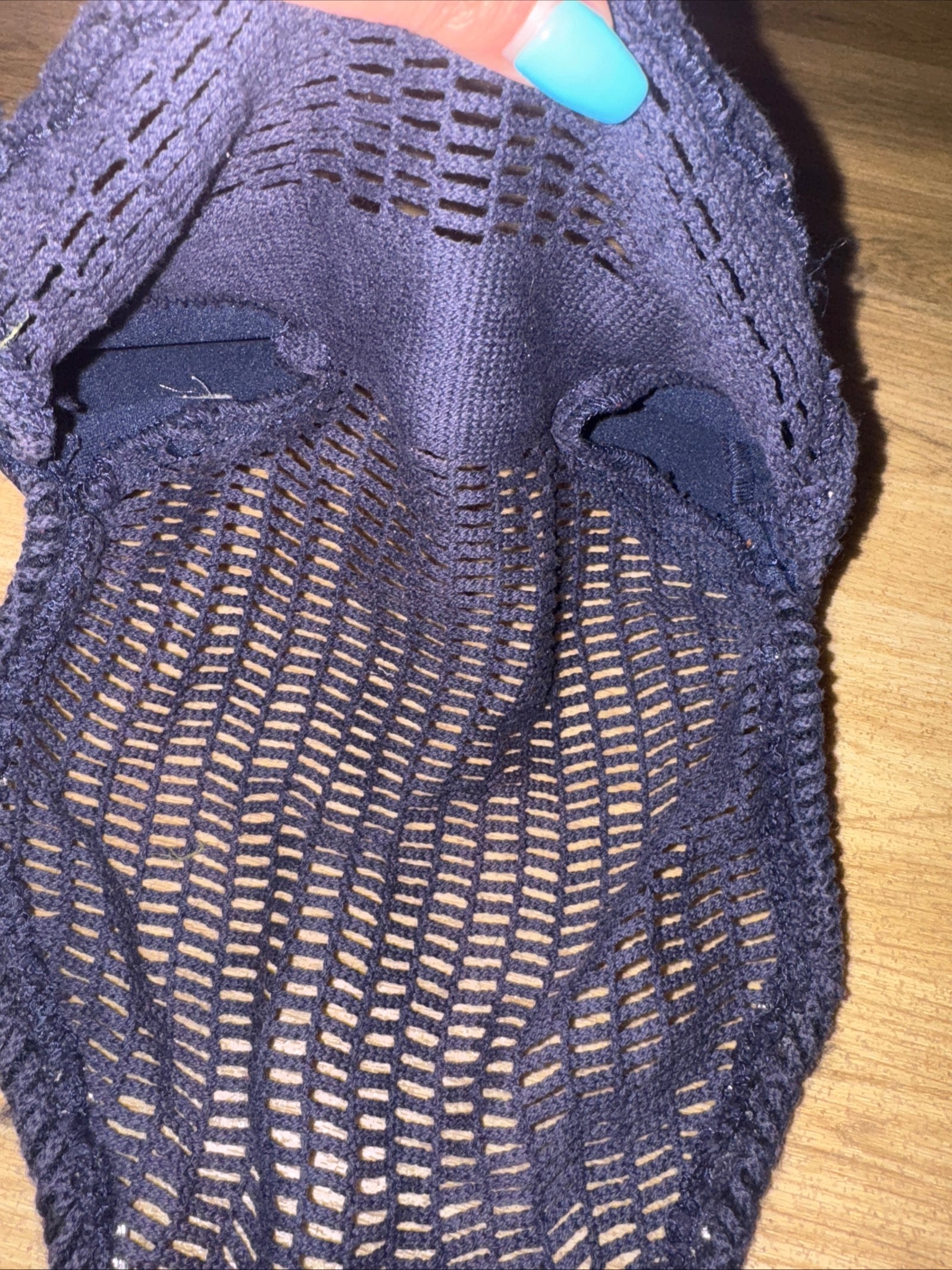 Eskadron Navy Silver Trim Ear Veil - Ears - Full