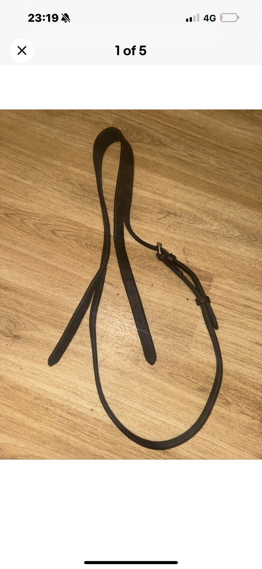 English Brown Pony Headpiece #311
