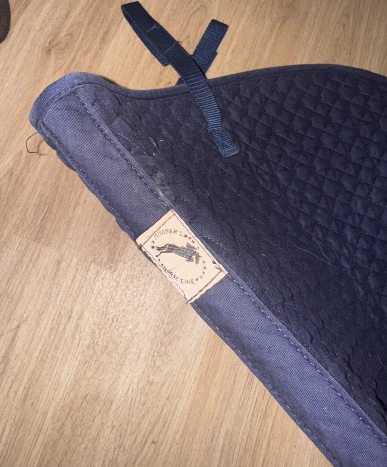 Jumpers Horse Line Navy Cob Saddle Pad