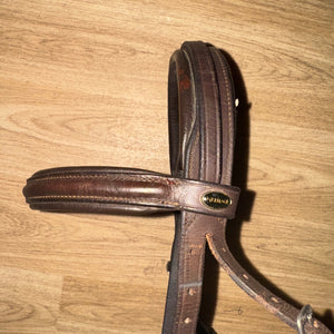 Heritage English Leather Cob Bridle - BROWN #2001