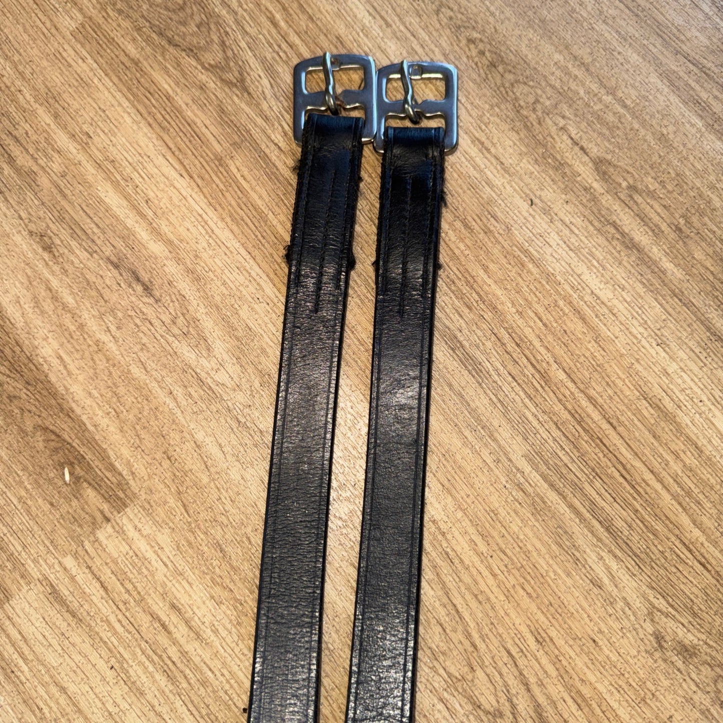 Black Leather 56” Stirrup Leathers #68 | Second Hand Tack