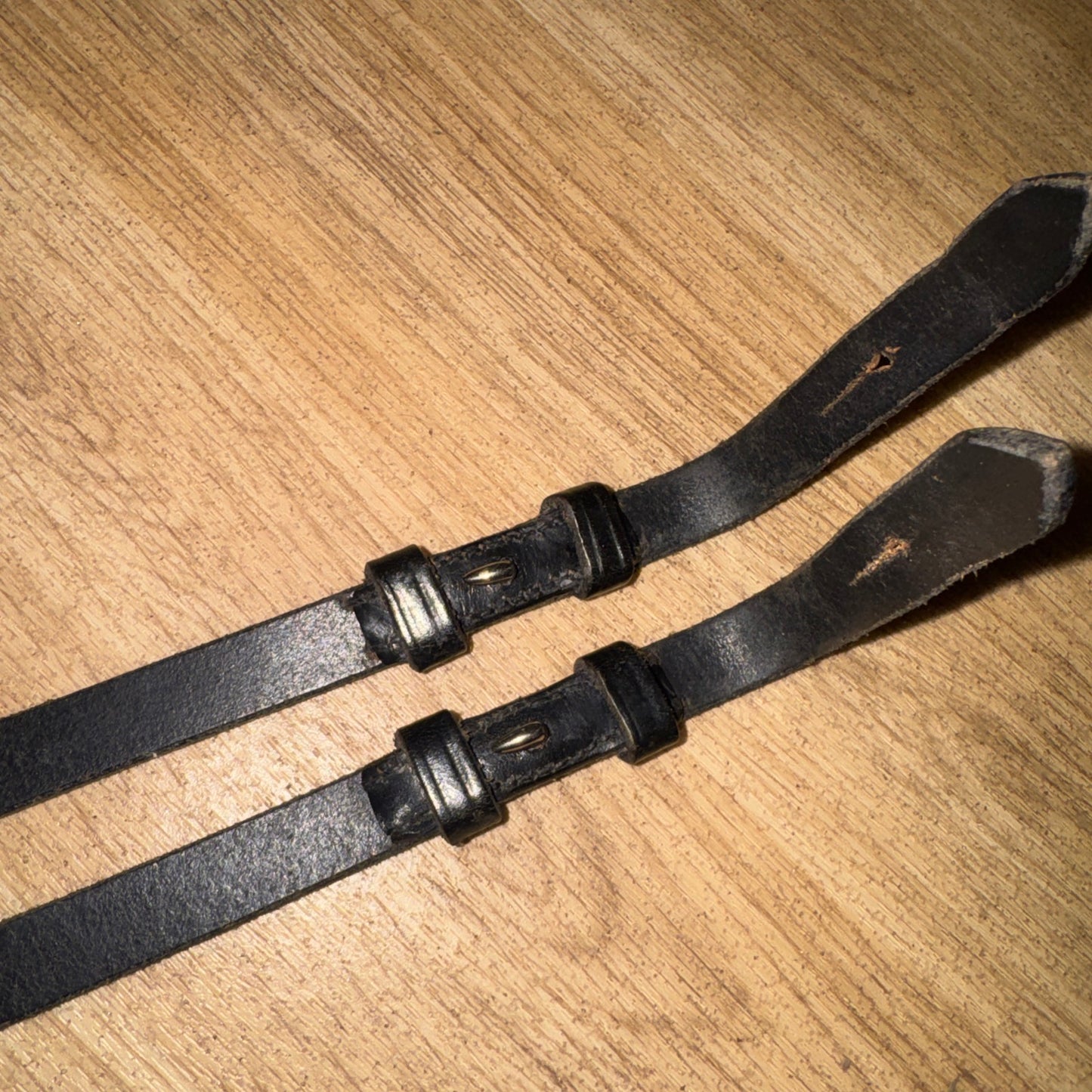 English Leather Inside Grip Reins – Black – Full Size 56” #13