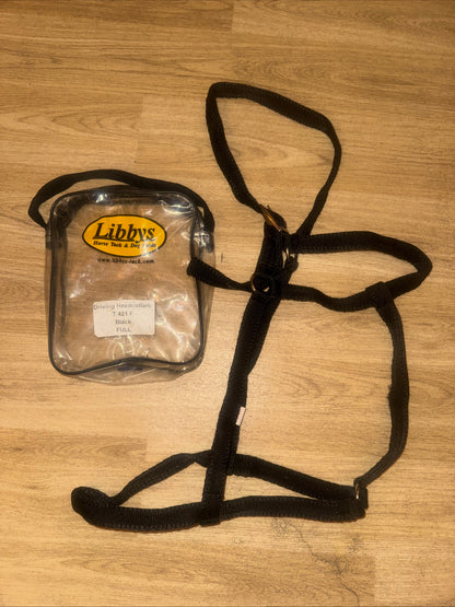 Libby’s Horse Driving Headcollar – Full Size – Under Bridle Halter