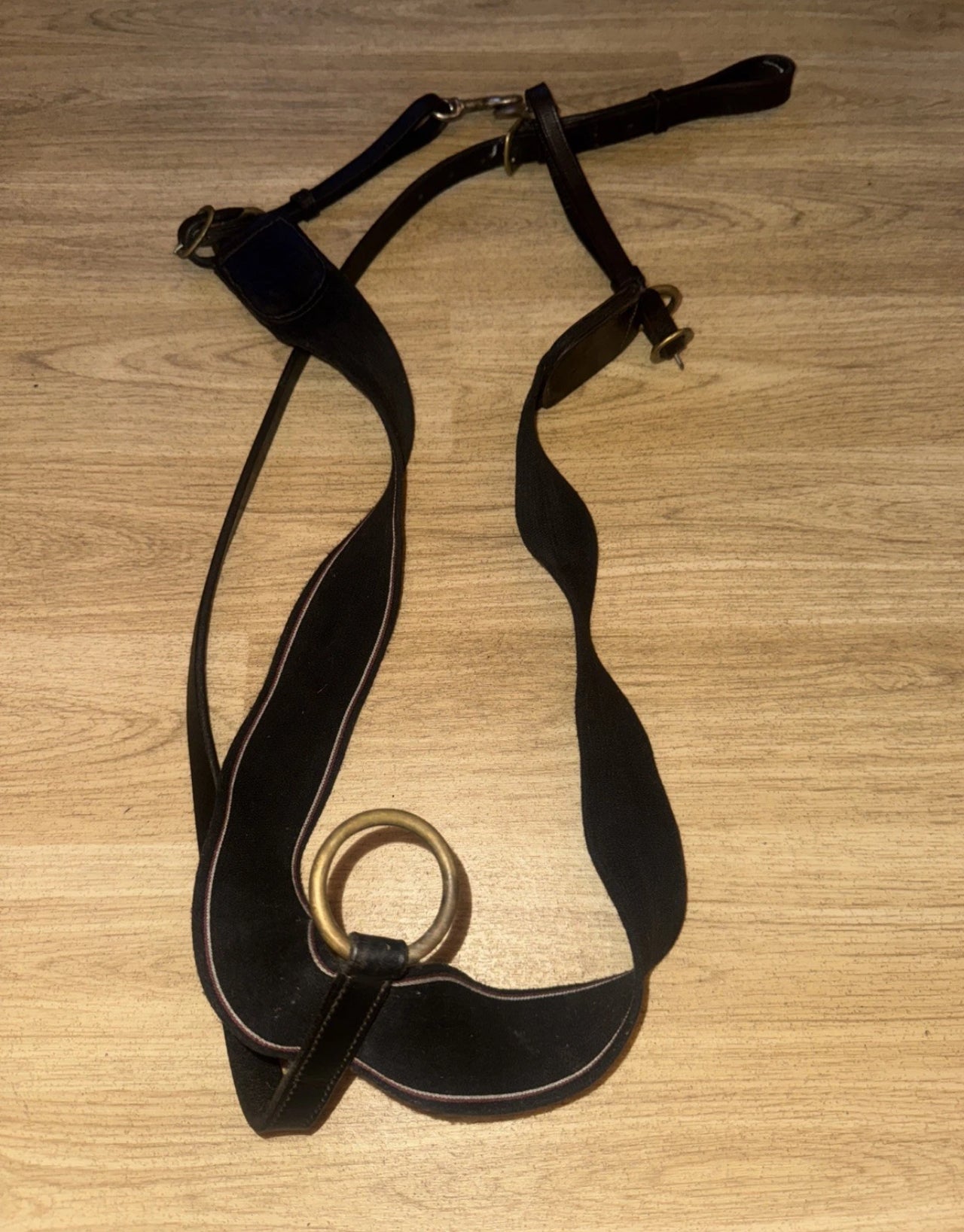 Black Elasticated Clip On Breastplate - Full #10