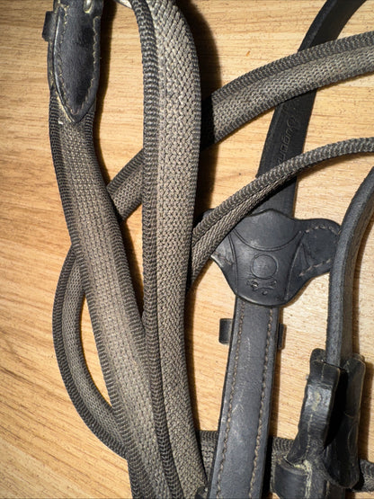 Black Full Size Web Grip Reins #999