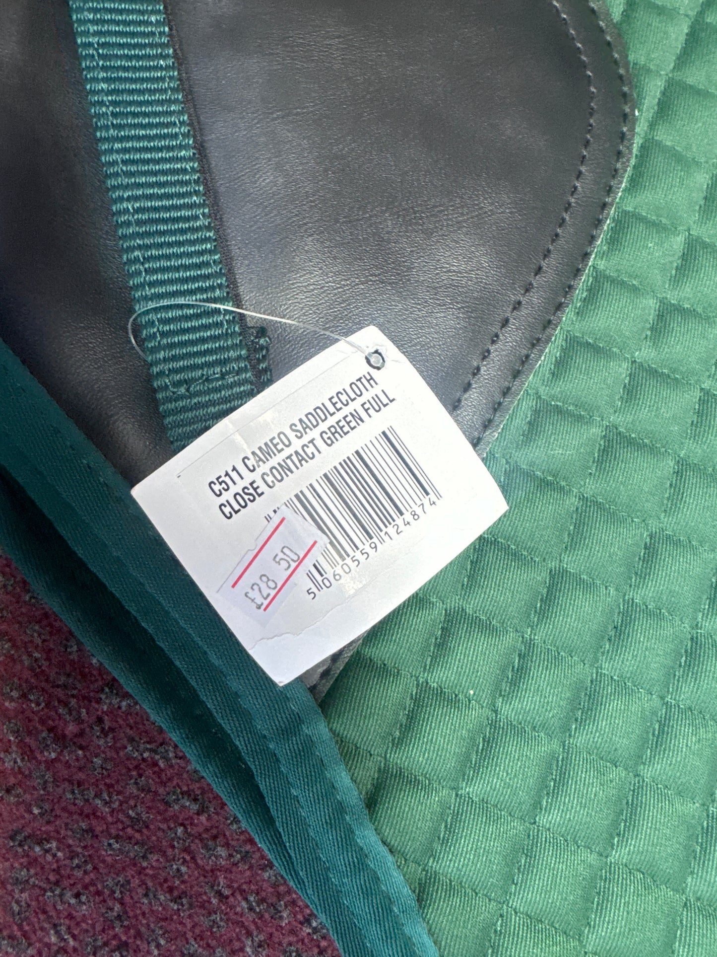 Cameo Hunter Green Close Contact Saddle Pad