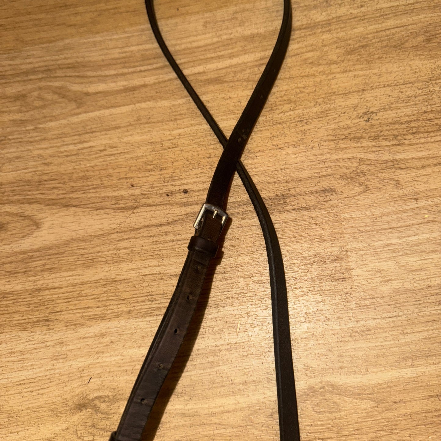 Full Size Brown Fancy Stitch English Leather Noseband #110