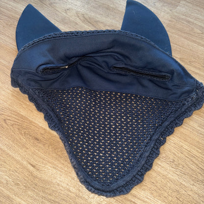 Schockemöhle Muffler Navy Full Size Ears Veil | Second Hand Tack