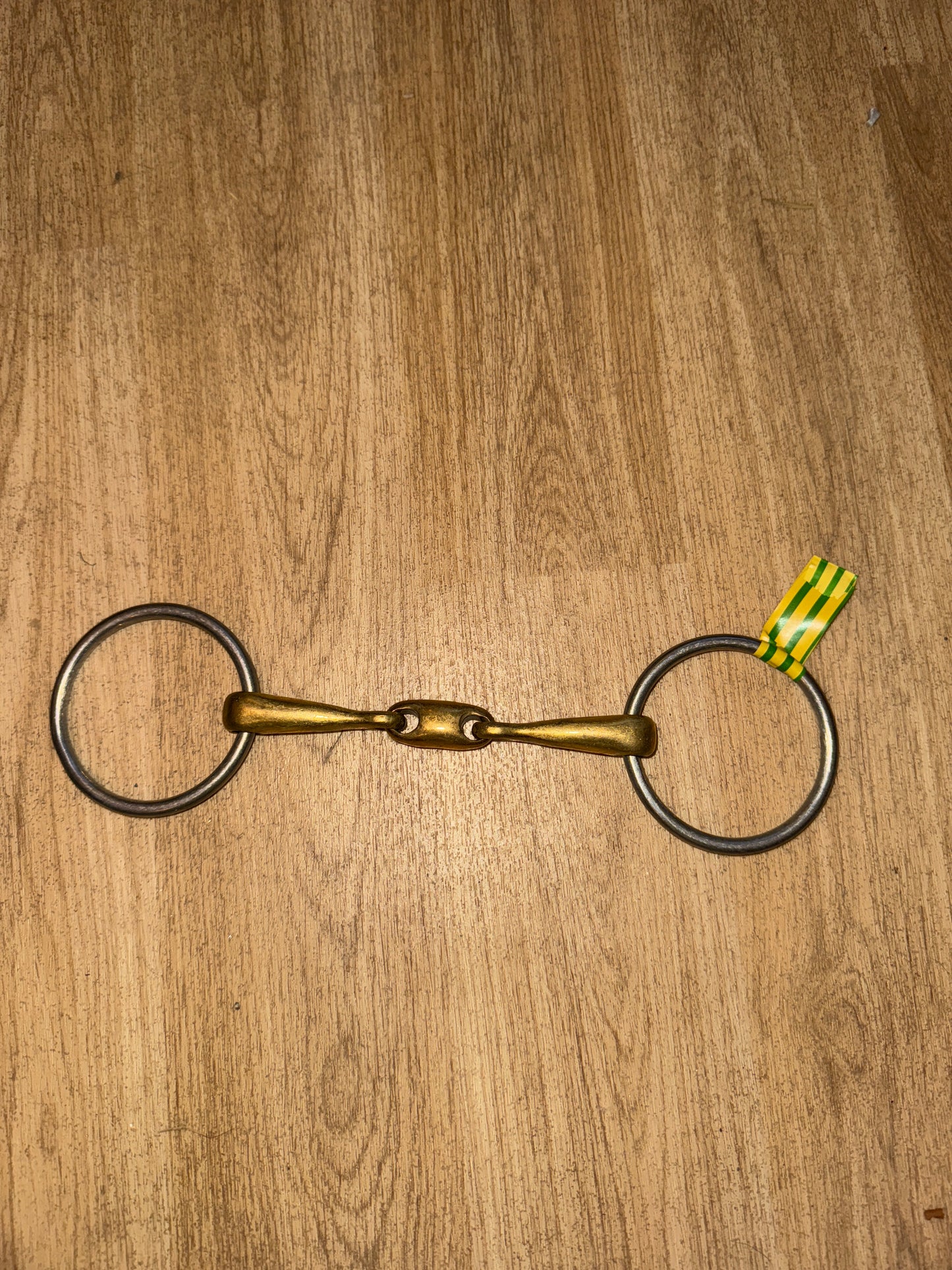 5” Gold Coloured Lozenge Loose Ring Snaffle