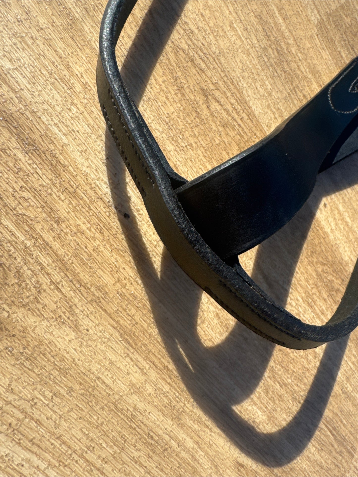 English Black Full Size Running Martingale #11