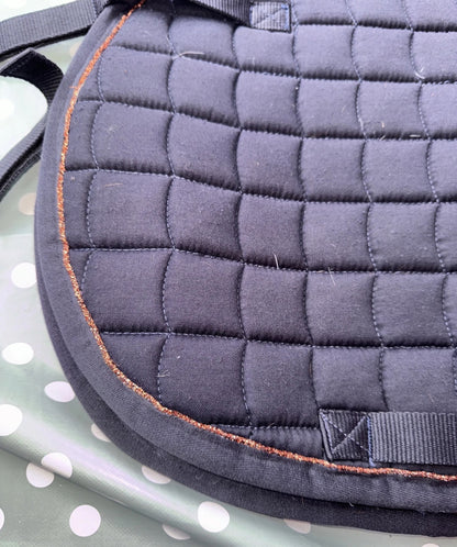 Horze Navy Pony Saddle Pad - Free Postage