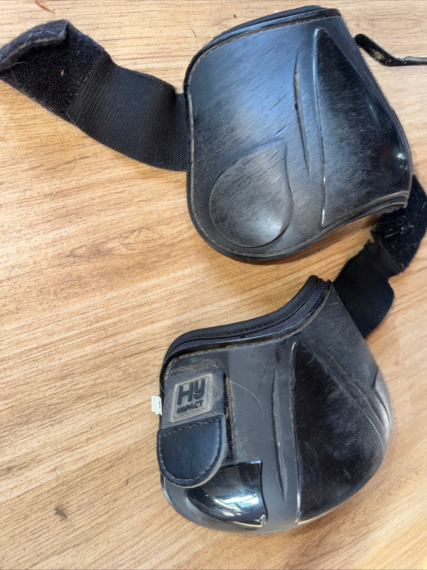 Hy Black Shell Outer Fetlock Boots | Cob Size | Second Hand Tack