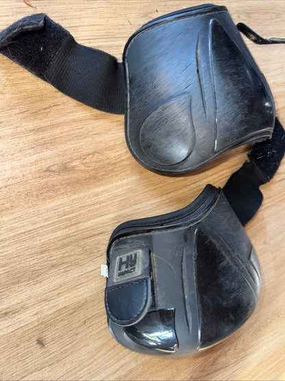 Hy Black Shell Outer Fetlock Boots | Cob Size | Second Hand Tack
