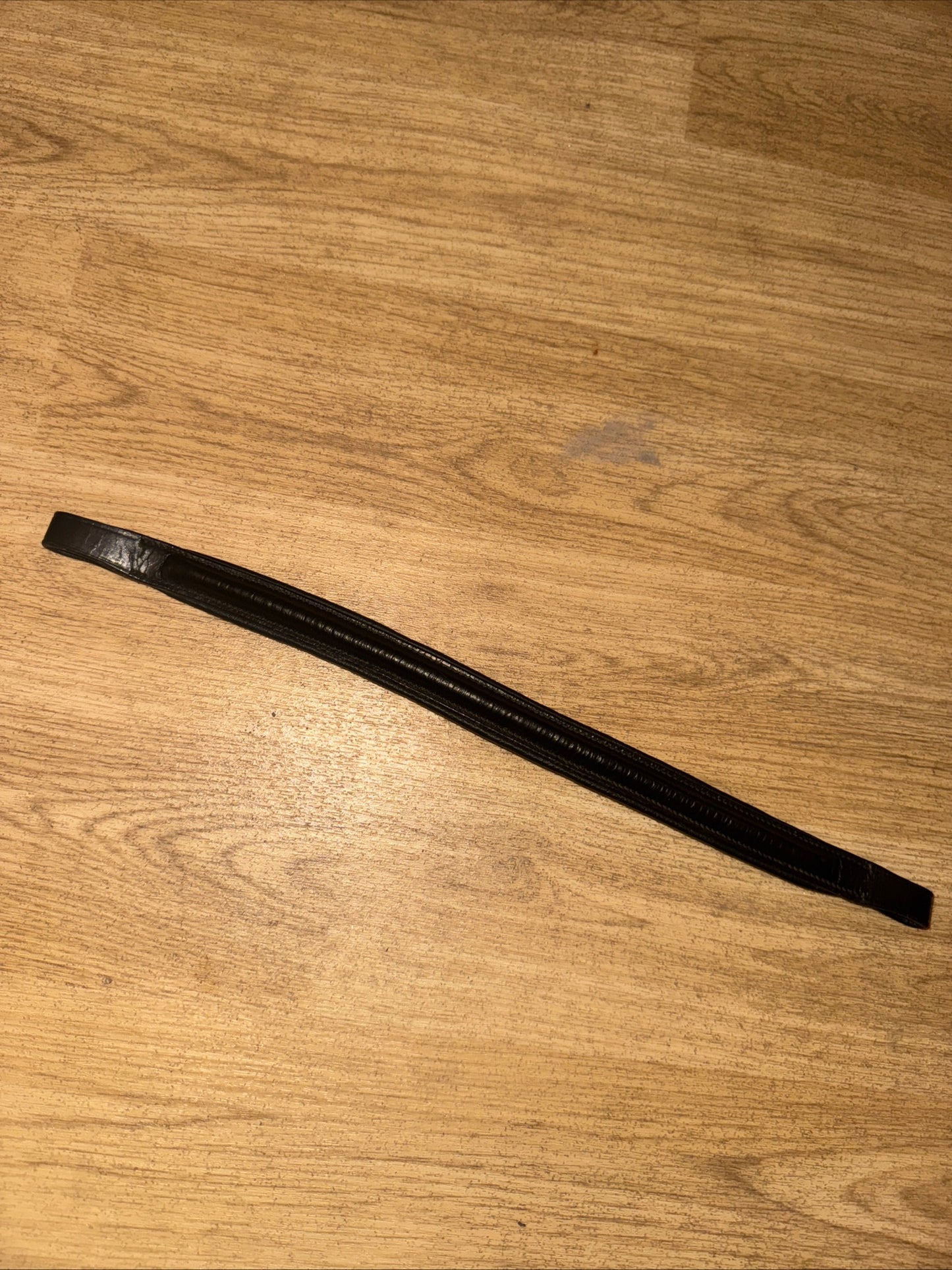 Black Leather Pony Size Browband #112