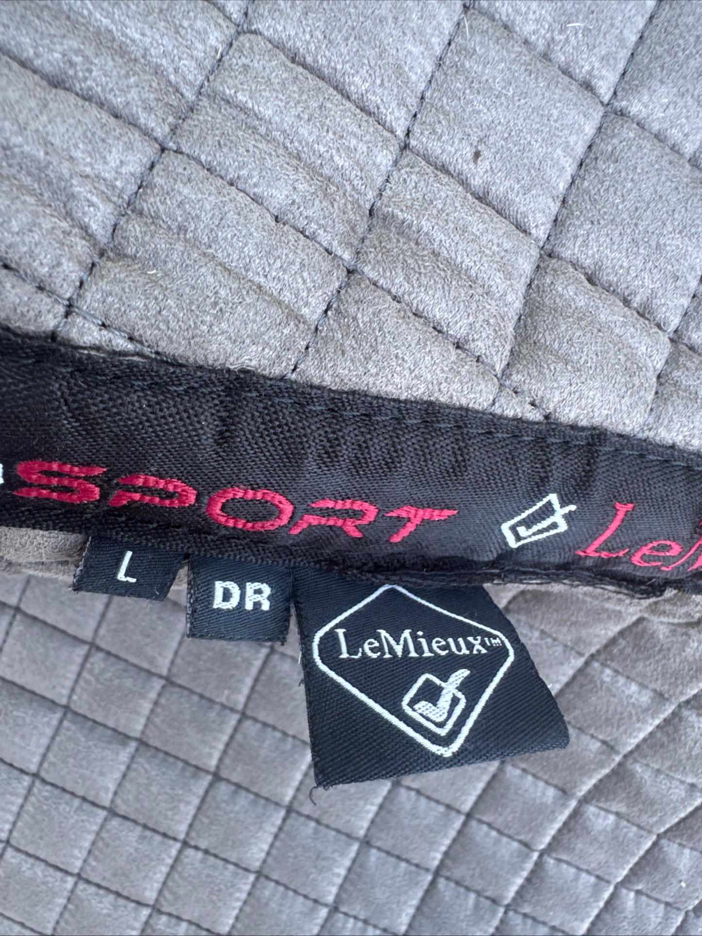 Lemieux Grey Pro Sport Dressage Saddle Pad Size Large Second Hand Horse Tack