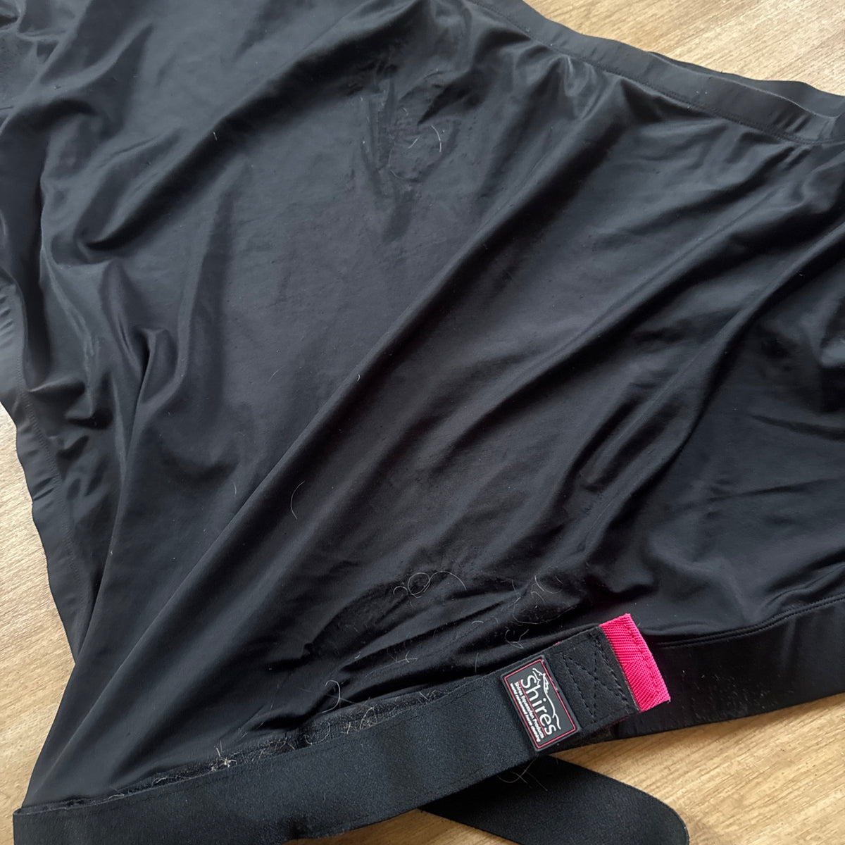 Shires Black Lycra Anti Rub Vest Bib Size XF