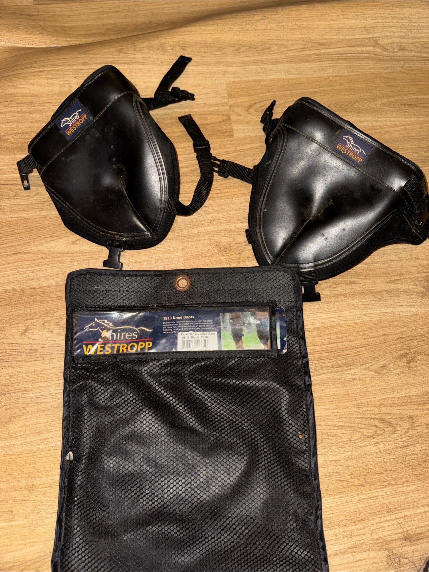 Westropp Cob Size Neoprene Knee Boots  Second Hand Horse Tack