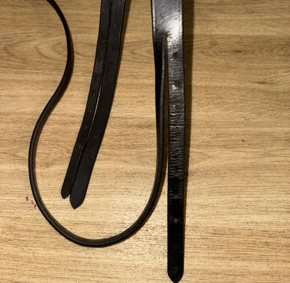 Ascot Black Pony Size Headpiece - Bridle Spare #362
