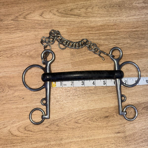 5.5” Rubber Pelham & Curb