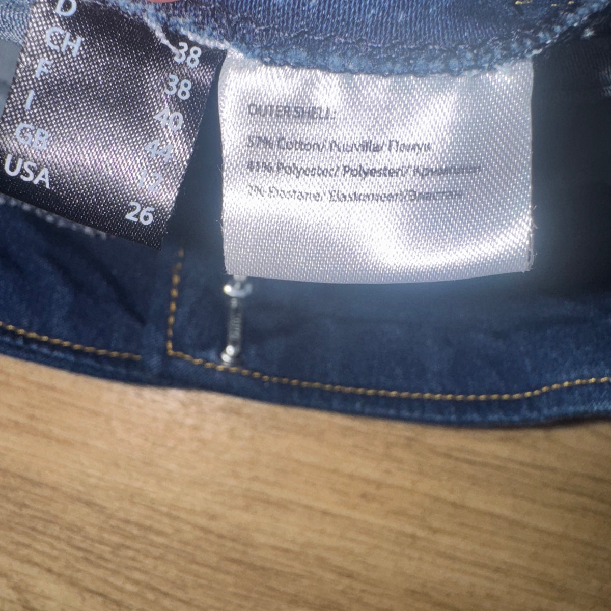 Denim Stretch Full Gel Seat Breeches - Ladies 26”