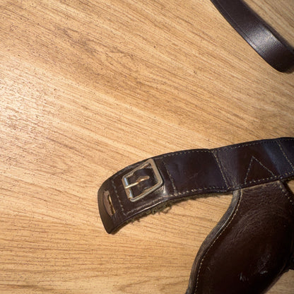 English Leather Size Cob Knee Boots