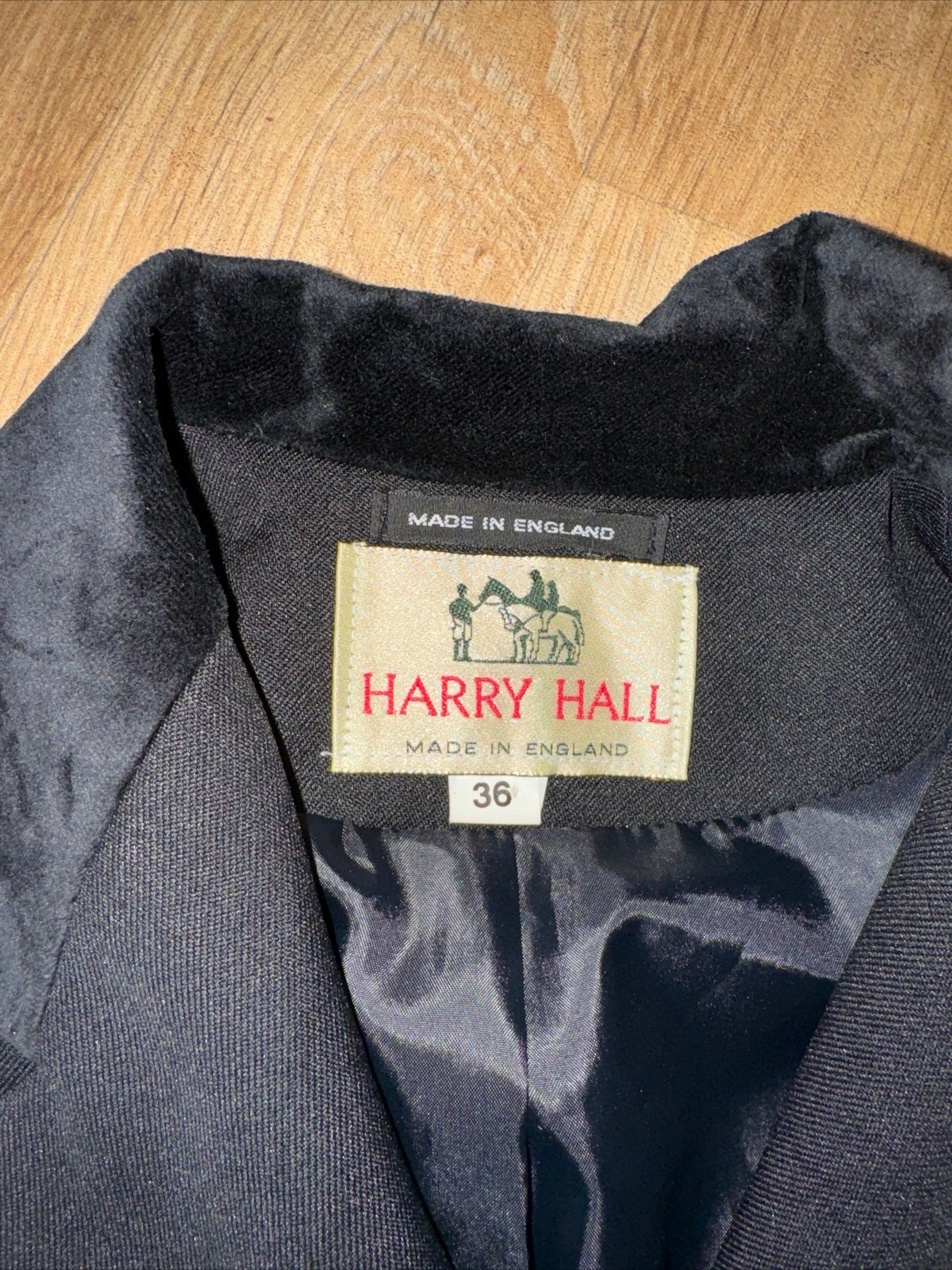 Harry Hall 36” Black Cut Away Show Jacket