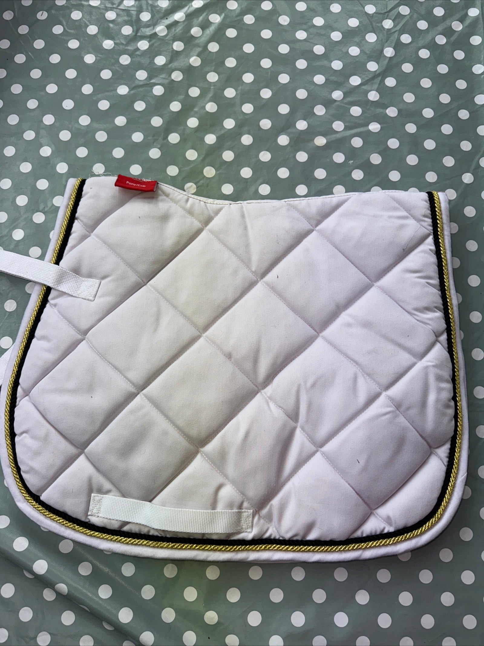 Bridleway Pony/cob White Saddle Pad
