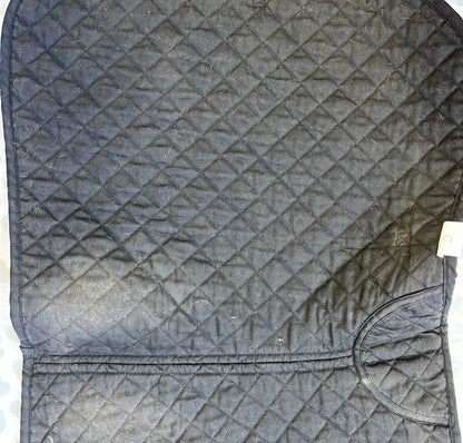 Rhinegold Black Cob Saddle Pad
