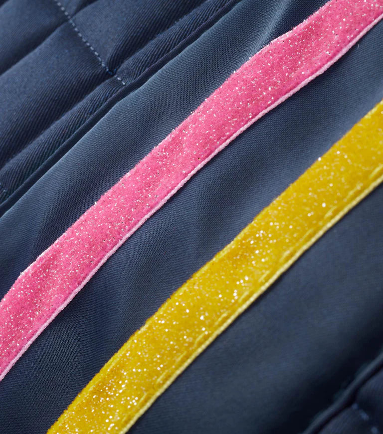 Premier Equine My Pony Jack Cotton GP/Jump Glitter Saddle Pad - NAVY